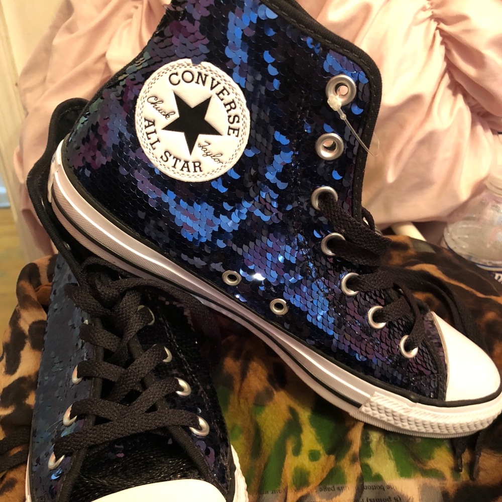 High-top sneakers